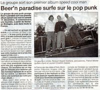Beer'n'Paradise surfe sur le pop punk
