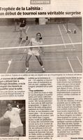 Badminton. Trophée de la Laëtitia : un début de tournoi sans véritable surprise